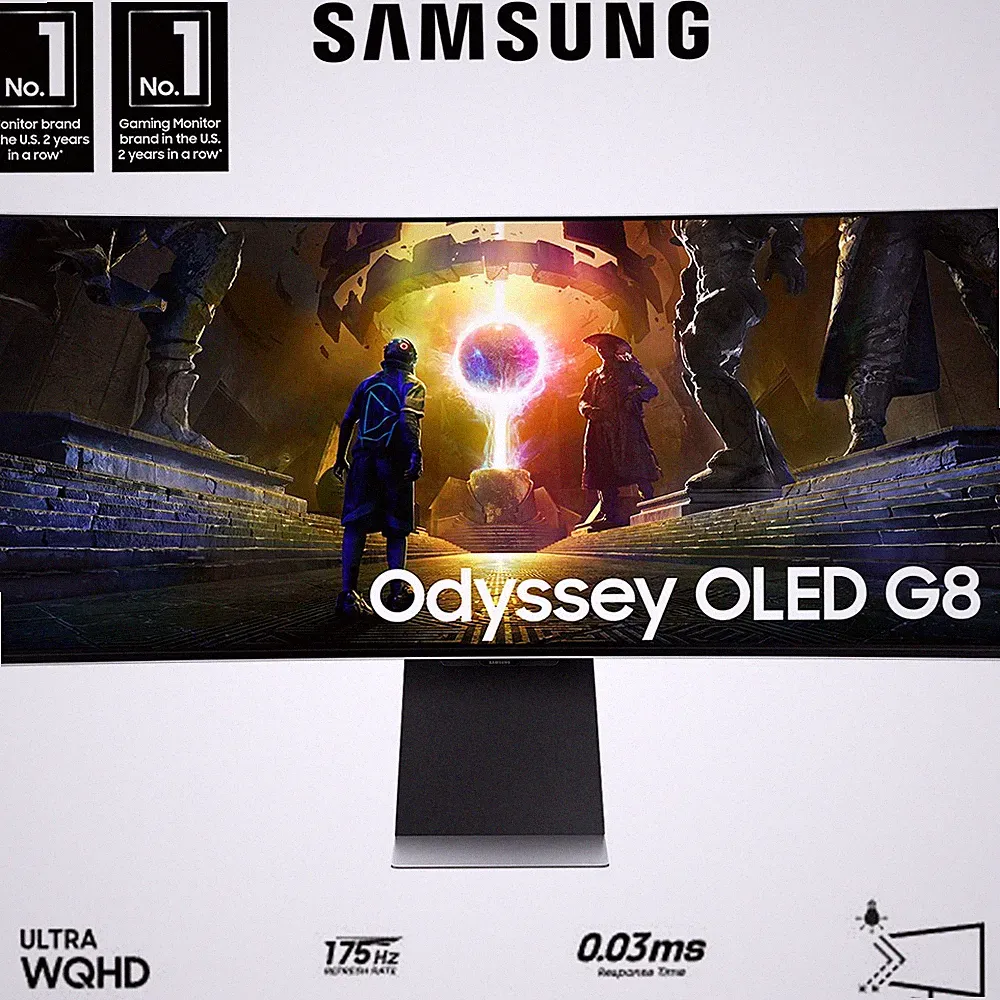 Samsung 34" Odyssey OLED G8 Ultra-WQHD Curved Gaming Monitor