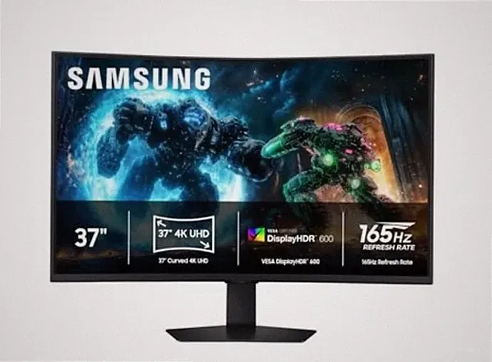Samsung 37” Odyssey G7 (G75F) S37FG756EN 4K UHD 165HZ Curved Gaming Monitor NEW