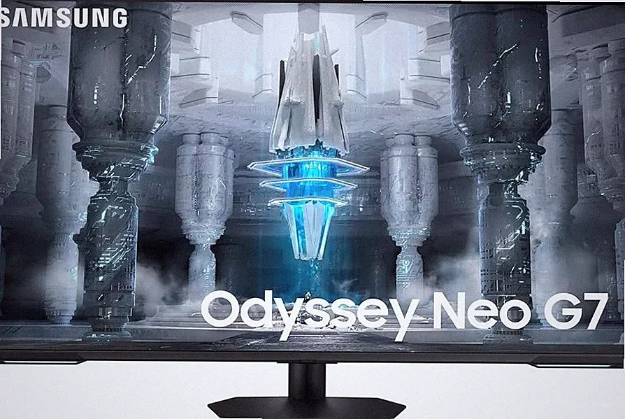 SAMSUNG 43" Odyssey Neo G7 4K UHD Smart Gaming Monitor TV 144 + Sanus Wall Mount
