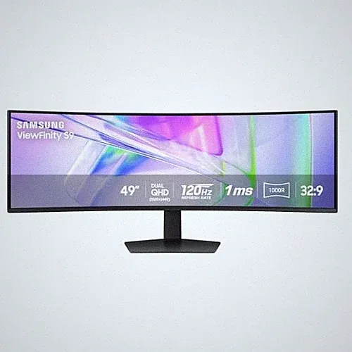 SAMSUNG 49” BUSINESS CURVED ULTRAWIDE DUAL QHD COMPUTER MONITOR LS49C954UANXZA
