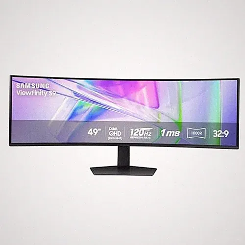 SAMSUNG 49” BUSINESS CURVED ULTRAWIDE DUAL QHD COMPUTER MONITOR LS49C954UANXZA