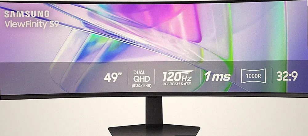 Samsung 49” Business Curved Ultrawide Dual QHD Computer Monitor (Open Box)