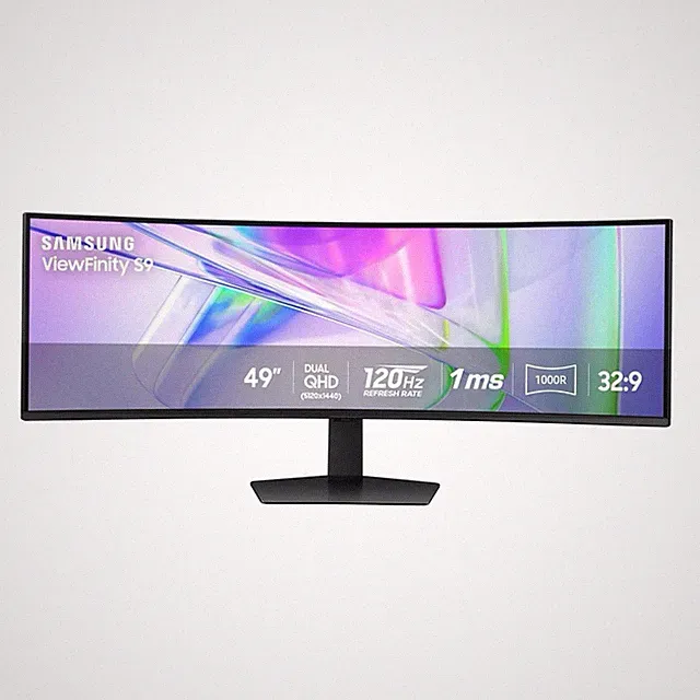 Samsung 49” Business Curved Ultrawide Dual QHD Computer Monitor (Open Box)