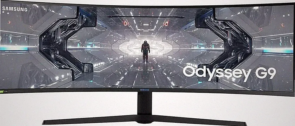 SAMSUNG 49-inch Odyssey G9 Gaming Monitor LC49G95TSSNXZA 4K UHD 240Hz, 1ms