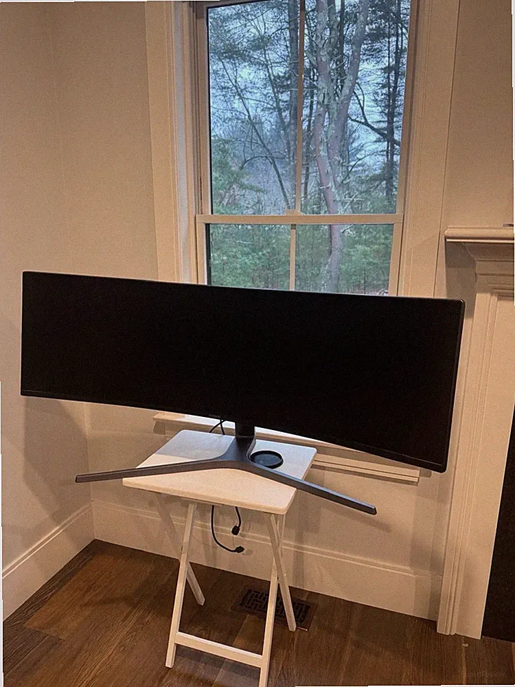 Samsung 49-inch ultra-wide curved monitor. Model Code: LC49HG90DMNXZA .