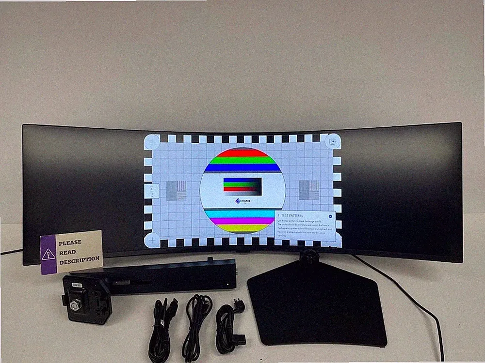 SAMSUNG 49" Odyssey G9 (G95C) DQHD 1000R Curved Gaming Monitor, 240Hz - READ
