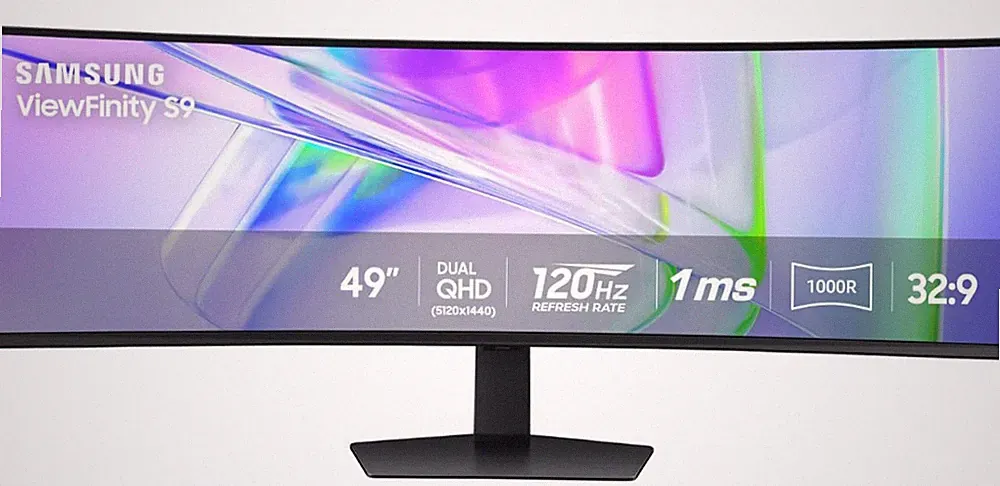 Samsung 49" ViewFinity S9 Curved Ultrawide Monitor LS49C954UANXZA