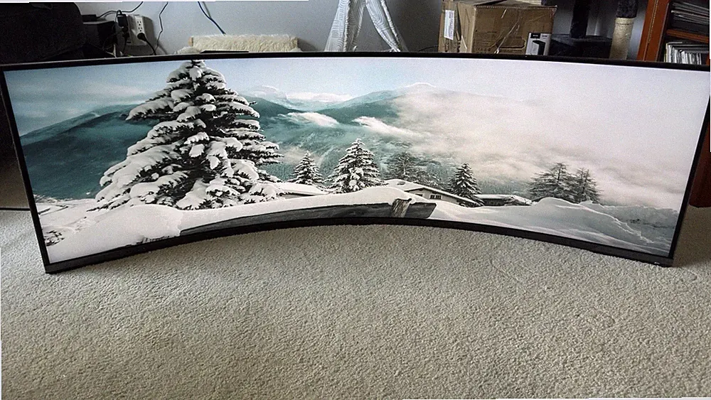 Samsung 57" Odyssey Neo G9 Series Dual 4K UHD Curved Gaming Monitor -...