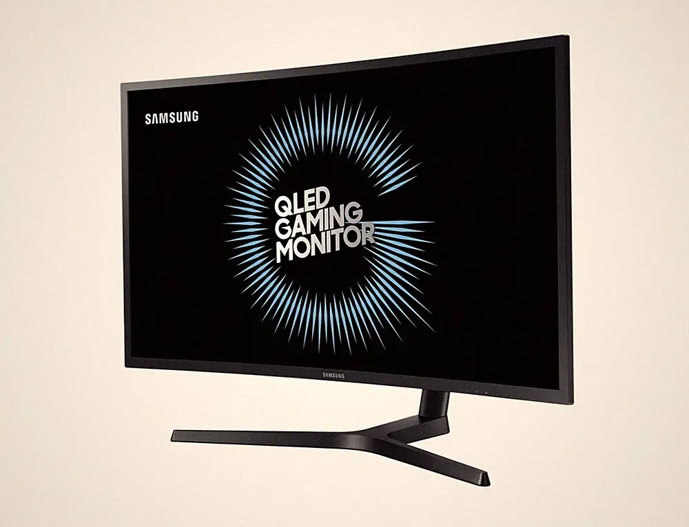 Samsung C27HG70 27" QLED Curved Gaming Monitor 1440p 144Hz 1ms HDR600 FreeSync 2