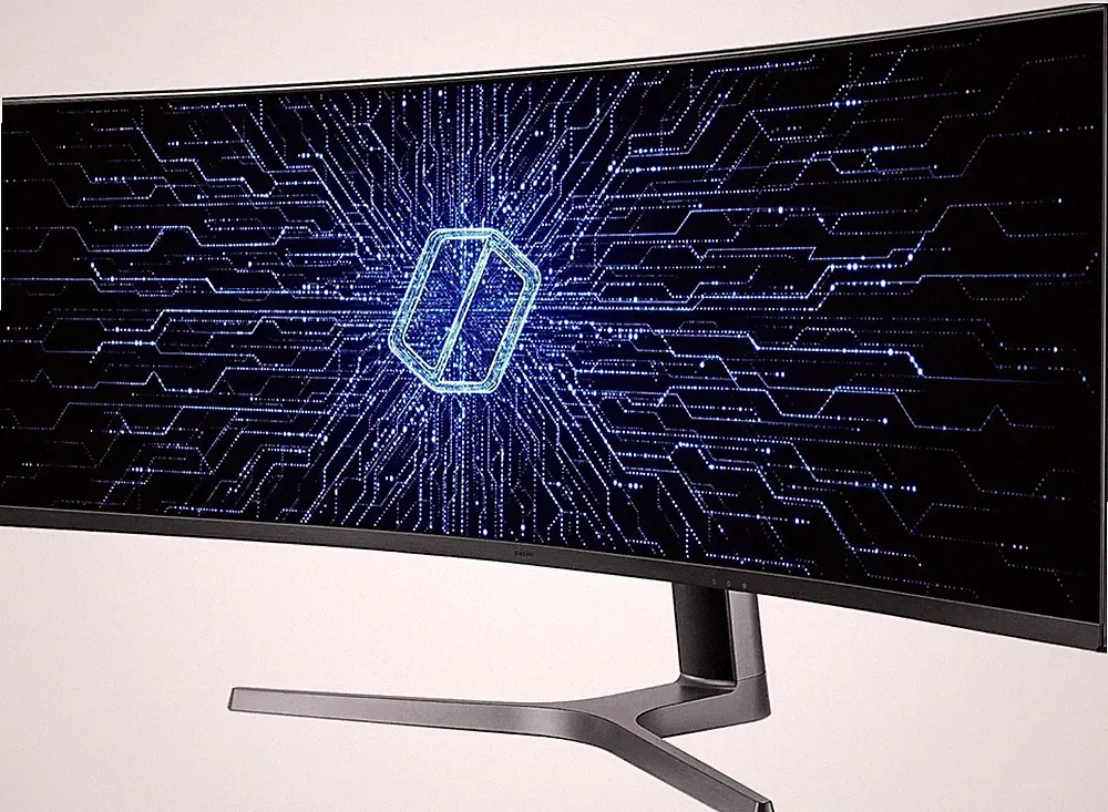 Samsung C49RG90SSN 49 inch Widescreen QLED Monitor - ***Broken LCD***