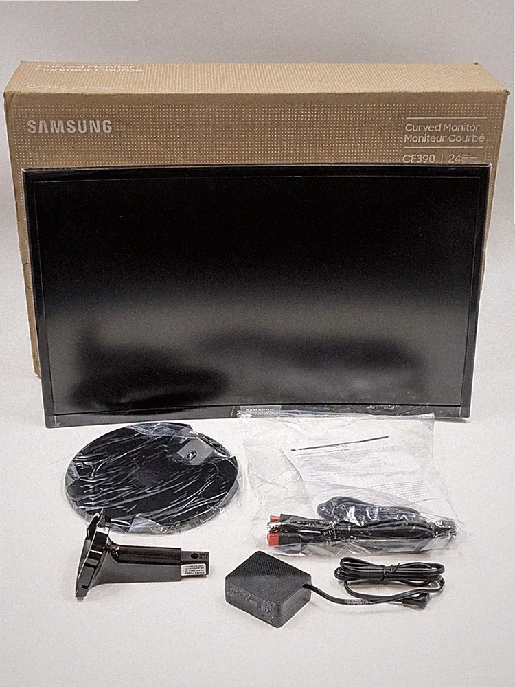 Samsung CF390 24" Curved LED FHD Monitor 1080P 60Hz 4ms (LC24F390FHNXZA)