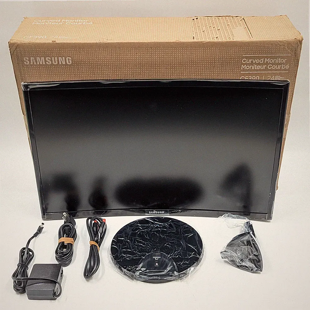 Samsung CF390 24" Curved LED FHD Monitor 1080P 60Hz 4ms (LC24F390FHNXZA)