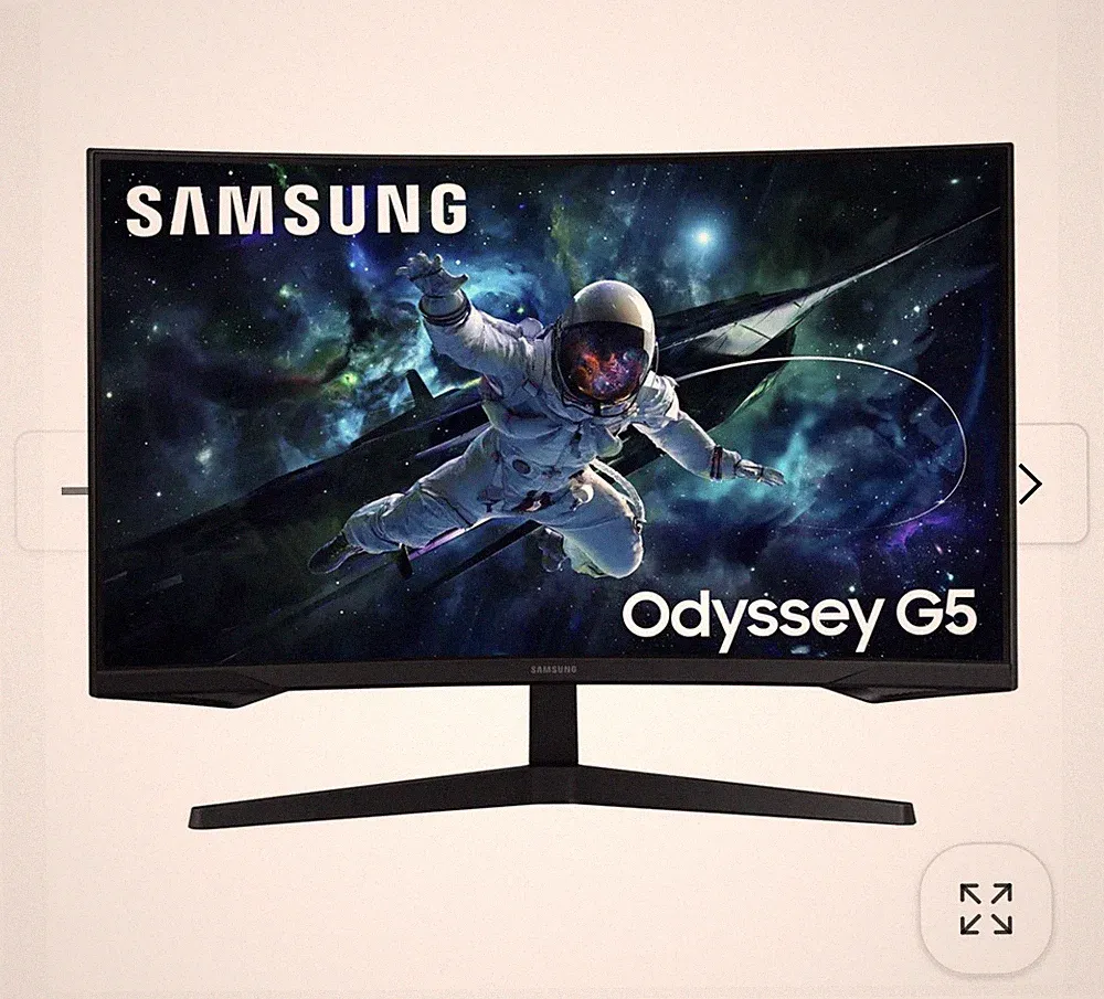Samsung Curved Gaming Monitor Black HDMI