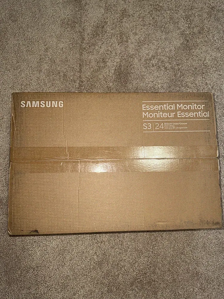 Samsung Essential Monitor S3 S36GD 24" Curved FHD 100Hz Black LS24D366GANXZA