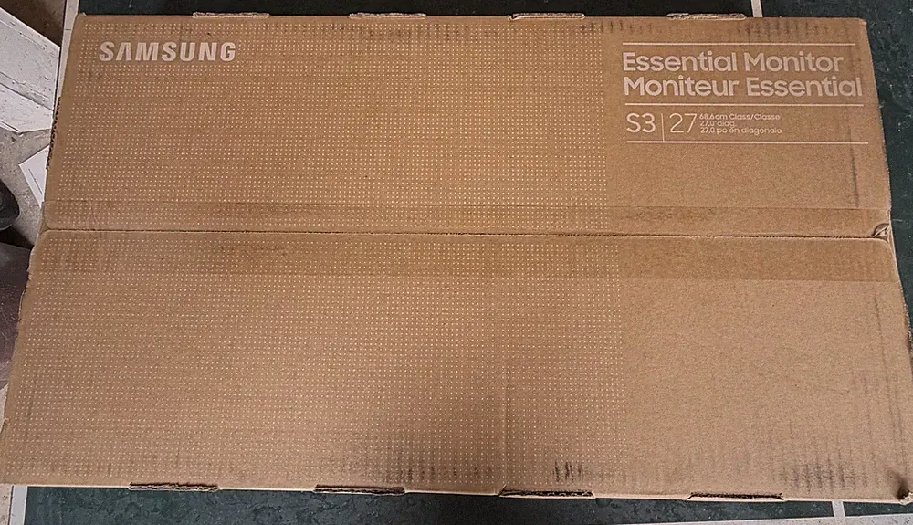 Samsung Essential S3 Curved Computer Monitor, 27 Inch, LS27D366GANXZA NEW
