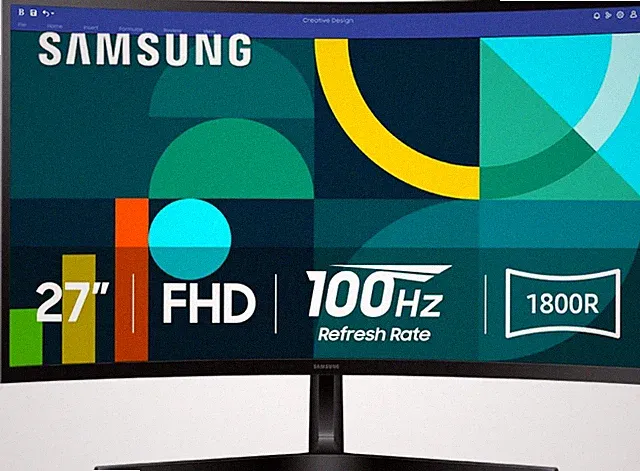 Samsung Essential S3 S27D366GAN 27" FHD 1800R Curved Computer Monitor 100Hz HDMI