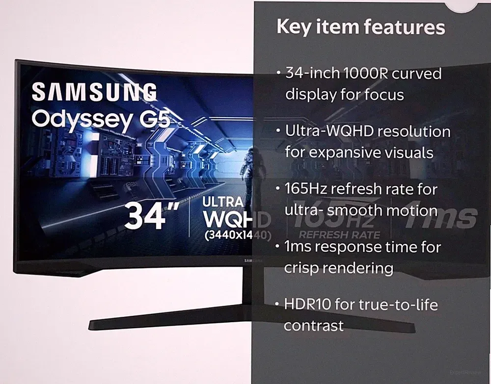 Samsung G5 34" Curved Gaming Monitor