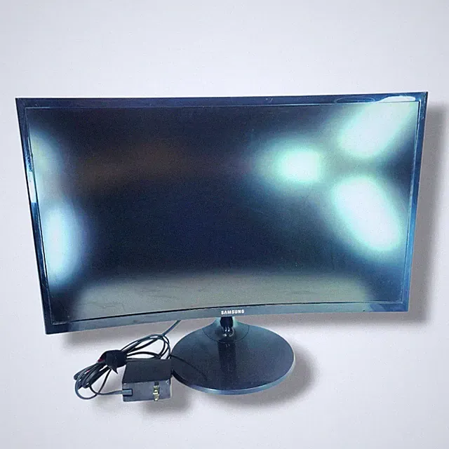 Samsung HD 1080p Curved Color Monitor - Tested C24F390FH With Power Cord
