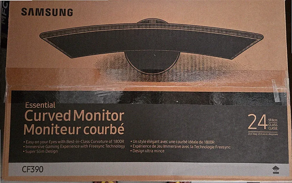 Samsung LC24F390FHNXZ Series 24 inch Curved LED Monitor - BRAND NEW