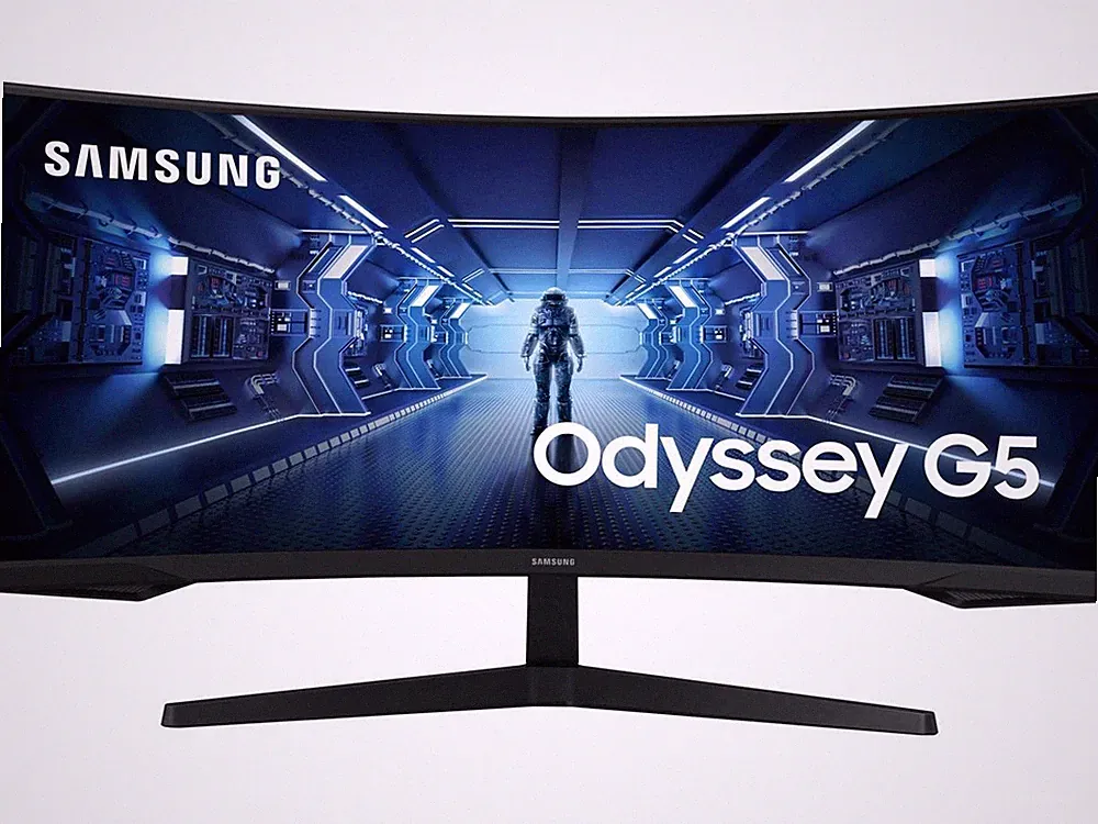Samsung LC34G55TWWNXZA 34" UW-QHD Curved Gaming Monitor 165Hz