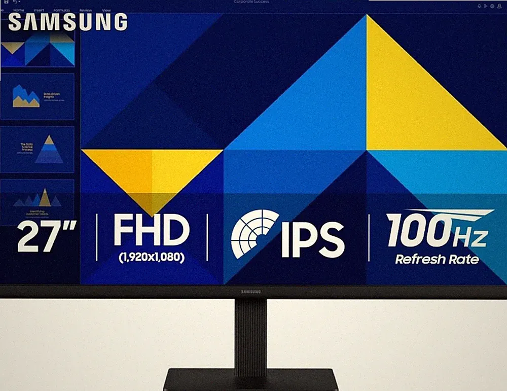 Samsung LS27D30DGANXZA 27" S30GD Essential IPS Display FHD Monitor, Black