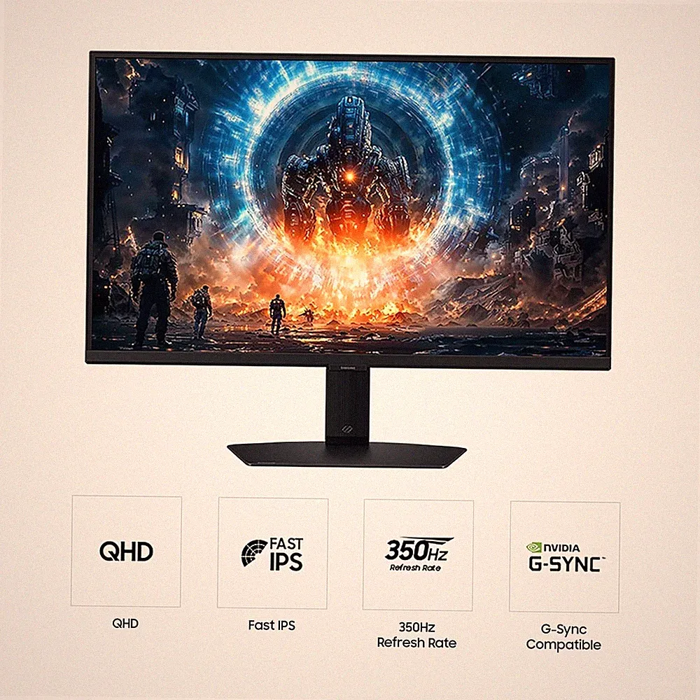 Samsung LS27FG60DENXZA 27" Odyssey IPS G6 (G60F) QHD 350Hz 1ms G-Sync FreeSync
