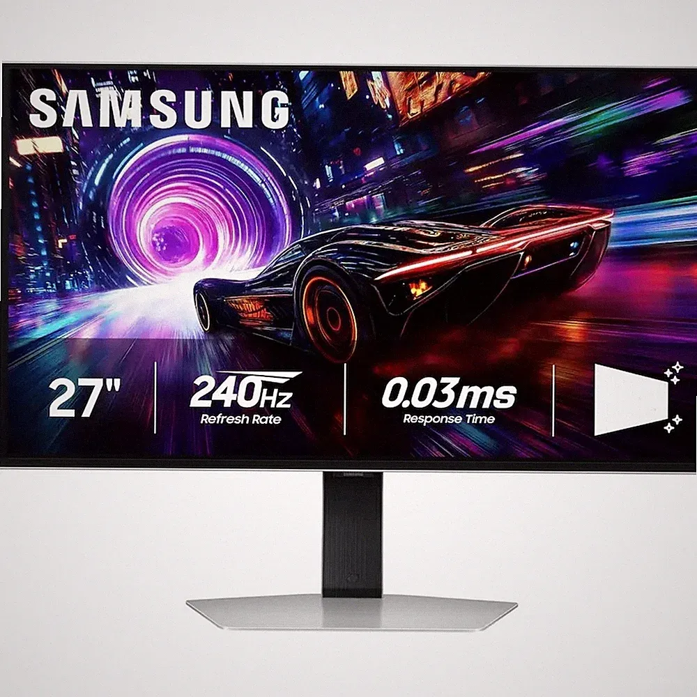 Samsung LS27FG810SNXZA 27" 4K OLED Monitor, White
