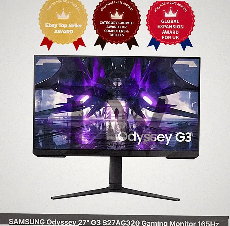SAMSUNG Odyssey 27" G3 S27AG320 Gaming Monitor 165Hz 3000:1 1ms VA / Express
