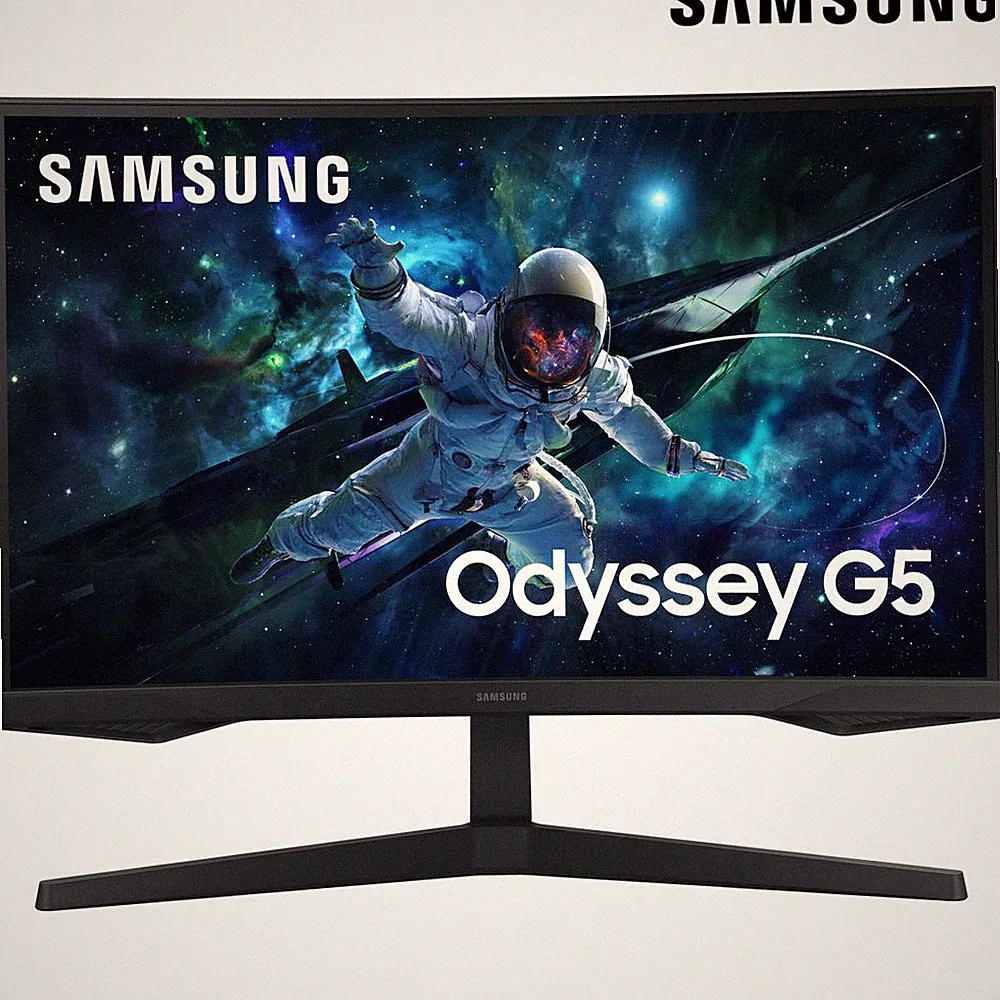 Samsung Odyssey 27" G55C Series QHD 1000R Curved Gaming Monitor - LS27CG552ENXZA
