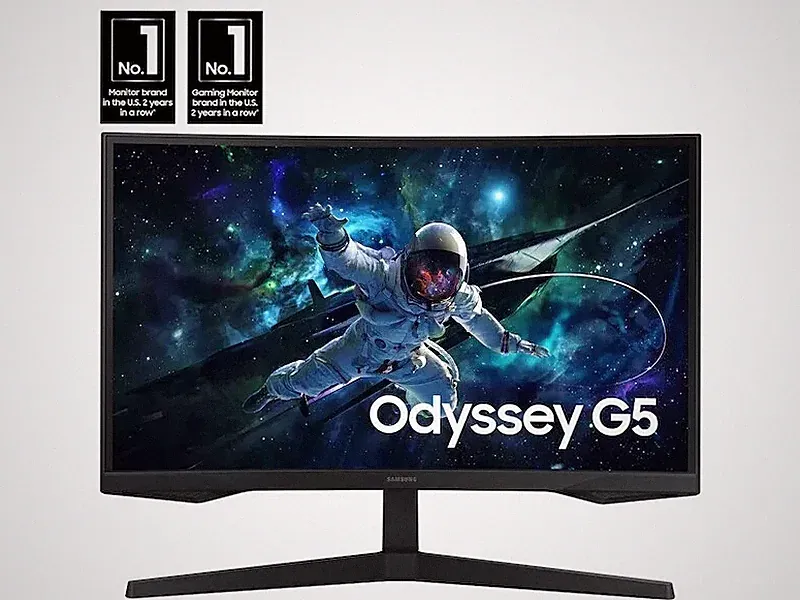 SAMSUNG Odyssey 32" 1000R Curved Gaming Monitor LS32CG550ENXZA