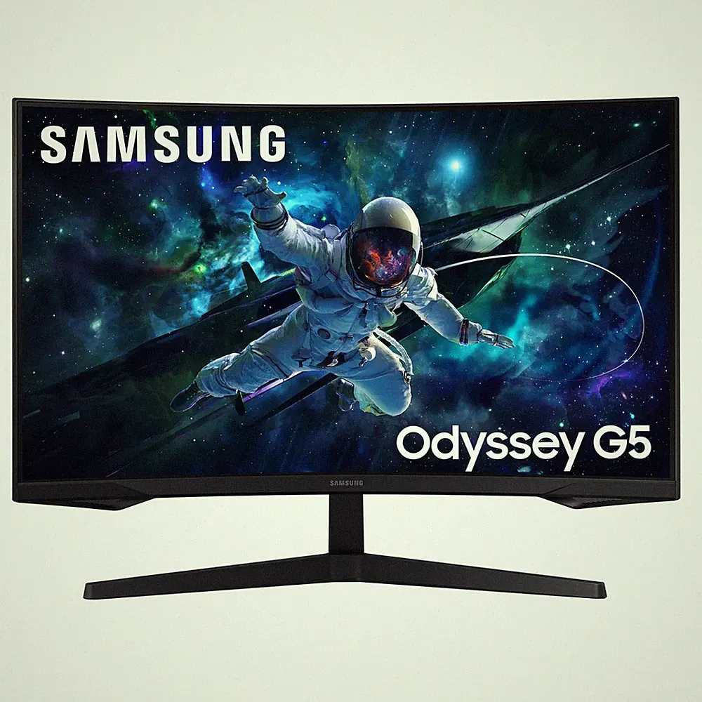 Samsung Odyssey 32" G5 QHD Curved Monitor 165Hz 1000R 1ms Black LS32CG554ENXZA