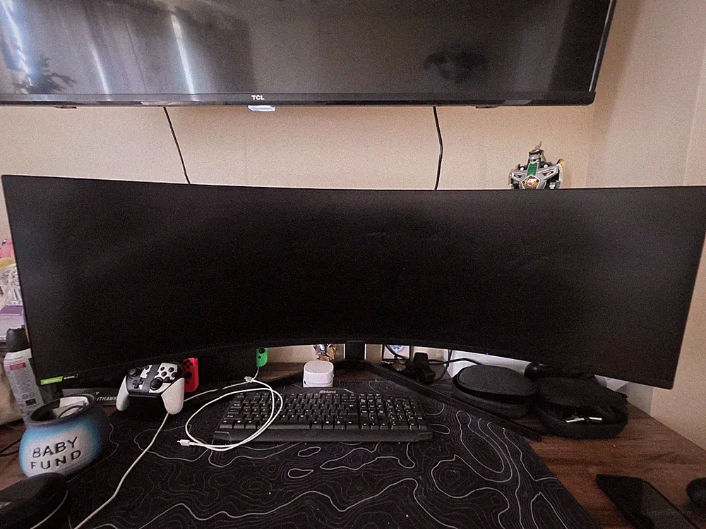 Samsung Odyssey 49" Curved VA LED Ultrawide Gaming Monitor 32:9 5120x1440 White