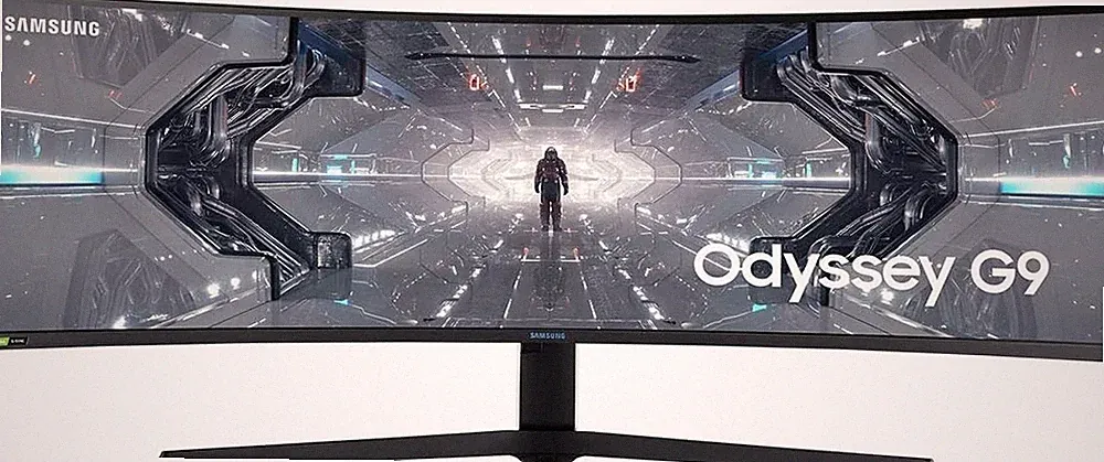 SAMSUNG Odyssey 49-in 5K QHD 1440p Gaming G9 Computer Monitor (Open Box)