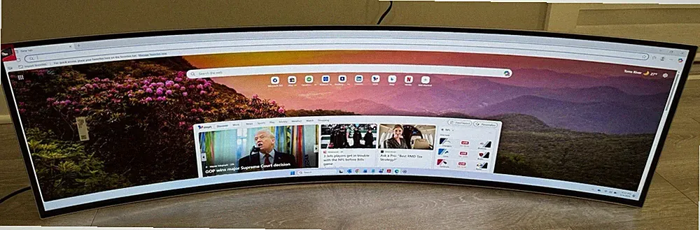 Samsung Odyssey 49 inch Curved OLED Monitor LS49CG932SNXZA/Open Box/Brand New.