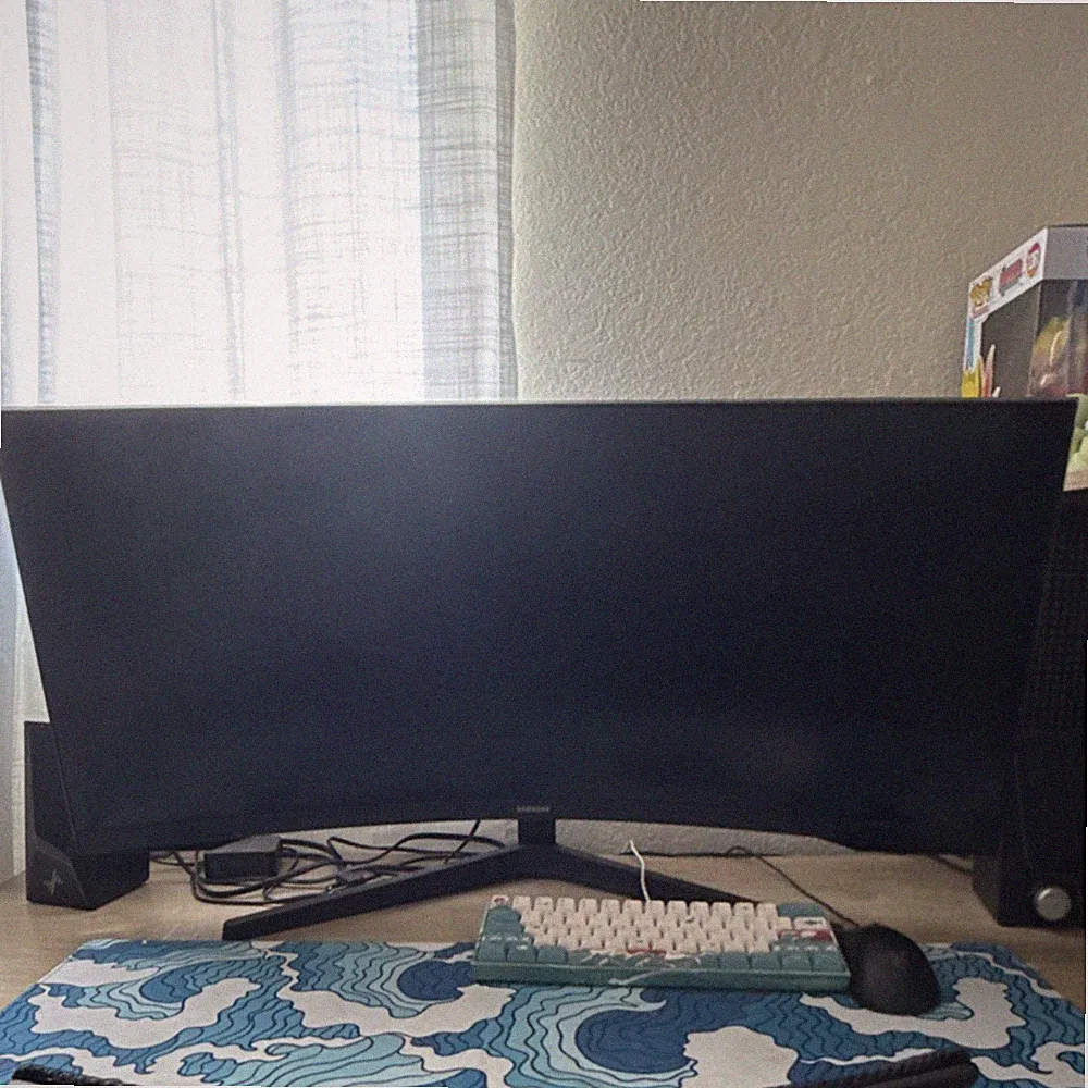 Samsung Odyssey C34G55TWWN 34" Curved Gaming Monitor 165Hz 3440x1440 HDMI Black