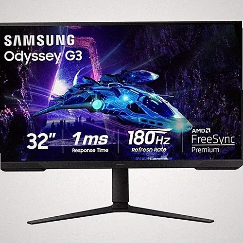 Samsung Odyssey G3 32" Gaming Monitor 180Hz 1ms FHD LS32DG302ENXZA 2024 Model
