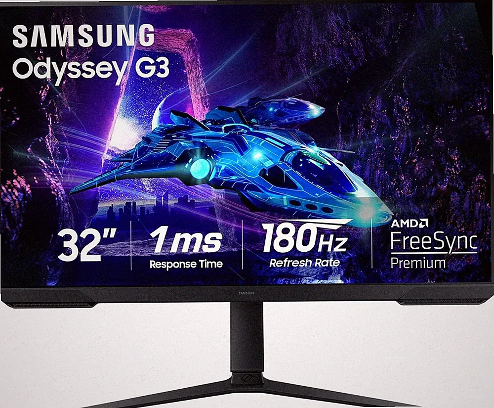 Samsung Odyssey G3 32" Gaming Monitor 180Hz 1ms FHD LS32DG302ENXZA