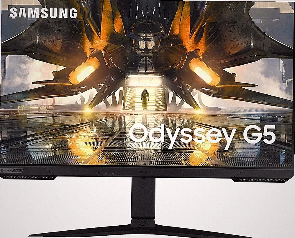 Samsung Odyssey G50A Series 27-Inch WQHD (2560x1440) Gaming Monitor, 165Hz, 1ms