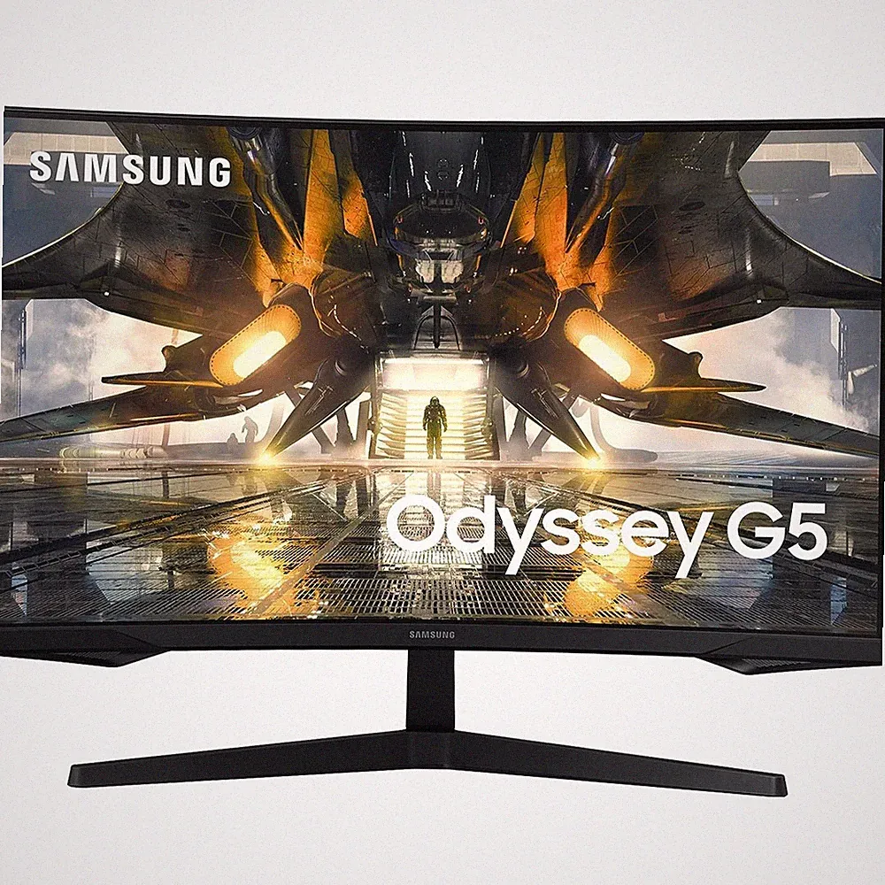 Samsung Odyssey G55A 27" Curved WQHD FreeSync 165Hz 1ms Gaming Monitor