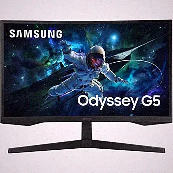 Samsung Odyssey G55C 27 in 1440p HDR 165 Hz Curved Gaming Monitor