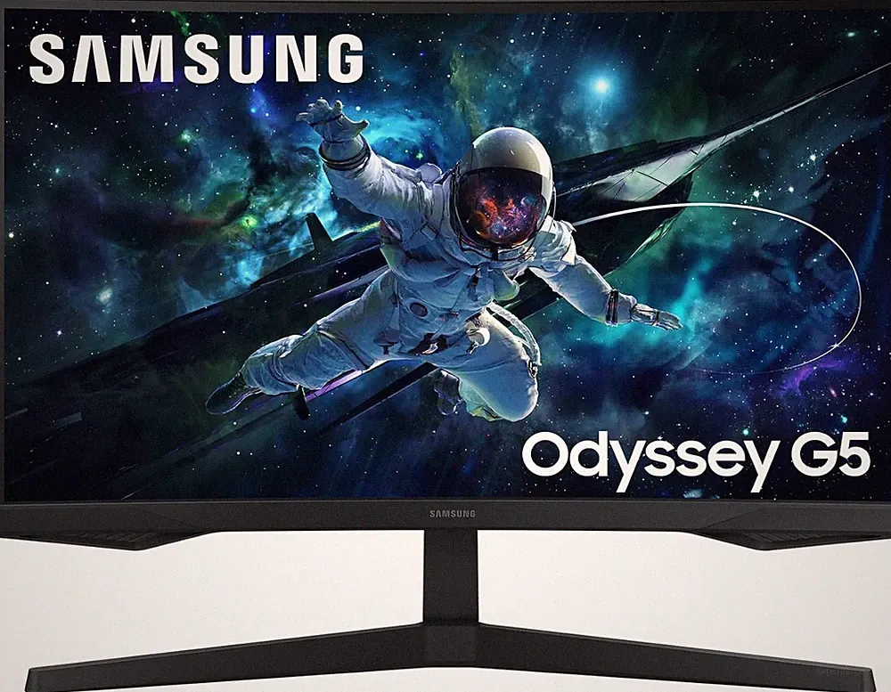 Samsung Odyssey G55C S27CG554EU 27 Inch WQHD Gaming Monitor 165Hz New