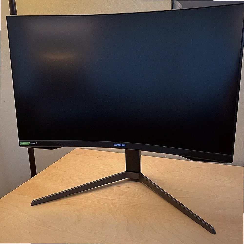 Samsung Odyssey G7 27" Curved QLED Gaming Monitor 1440p 240Hz G-Sync C27G75TQSN