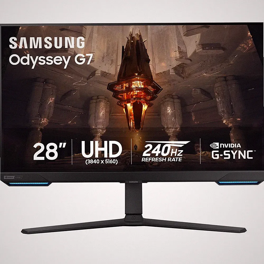 Samsung Odyssey G7 28” 4K UHD IPS AMD FreeSync Comp. 144hz 1ms Gaming Monitor
