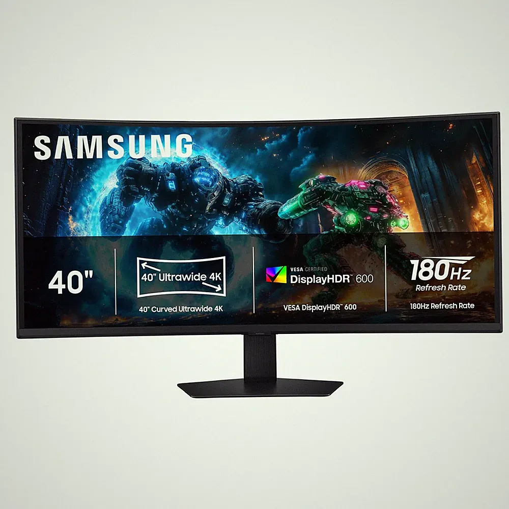 Samsung Odyssey G7 G75F 40" 4K HDR 180 Hz Curved Ultrawide Gaming Monitor