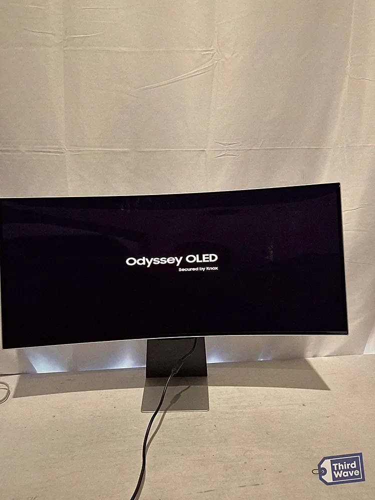 Samsung Odyssey G85SB 34in QD-OLED Curved Monitor 175Hz 0.03ms Silver USB-C