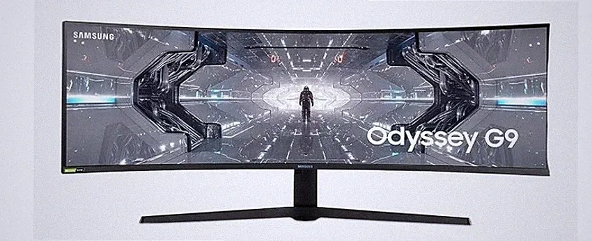 samsung 48.8" odyssey g9 32 9 240 hz curved gaming monitor