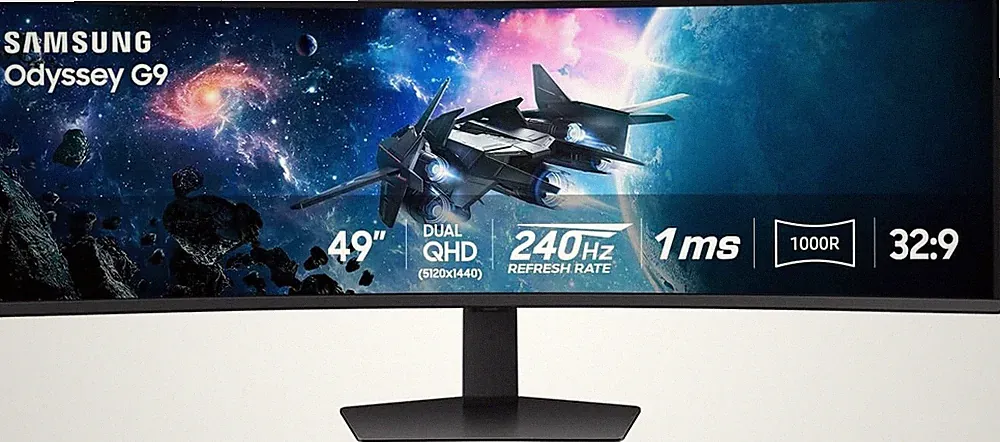 Samsung Odyssey G9 49" Dual QHD 240Hz 1ms 1000R 32:9 Computer Monitor