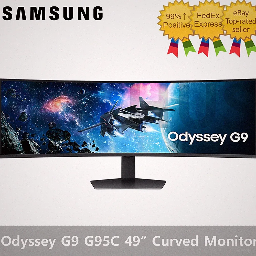 SAMSUNG Odyssey G9 G95C S49CG954E 49" Curved Gaming Monitor - Tracking