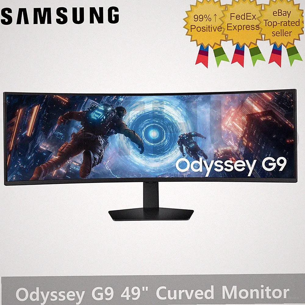 SAMSUNG Odyssey G9 S49FG910 49" Curved Gaming Monitor 144Hz 1ms GtG