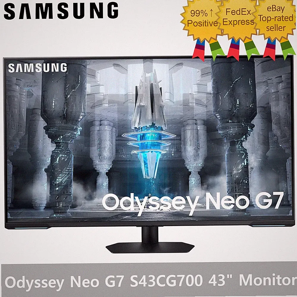 SAMSUNG Odyssey Neo G7 S43CG700 43" Quantum Mini LED 4K UHD 144Hz GamingMonitor=